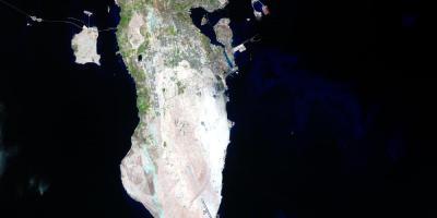 Kort Bahrain satellit