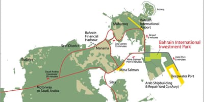 Kort Bahrain 2030