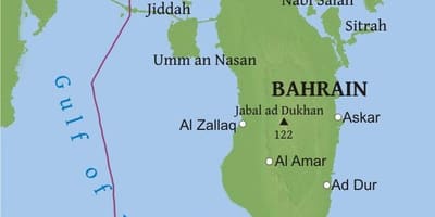 Kort Bahrain bro