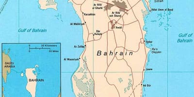 Kort Bahrain køreplan locator