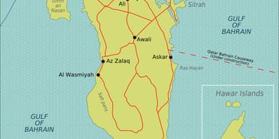 Bahrain international airport parkering kort