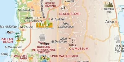 Kort over livets træ, Bahrain